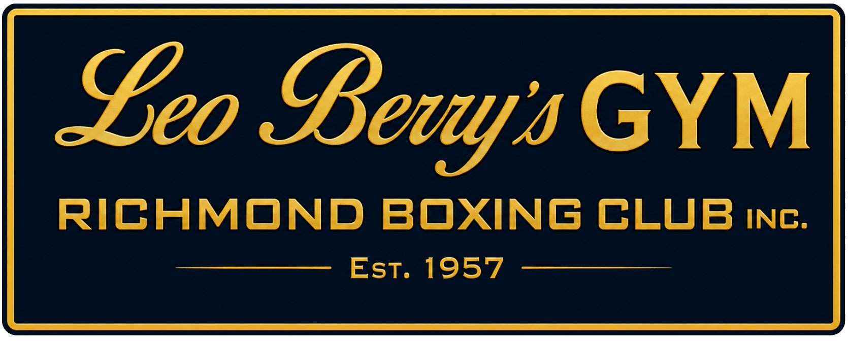 Leo Berry's Gym Richmond Boxing Club